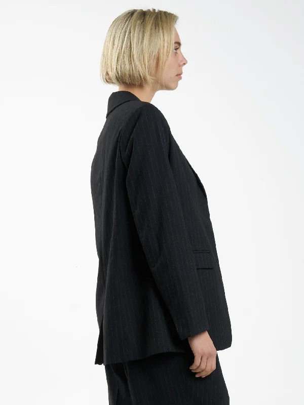 Allegra Blazer - Charcoal