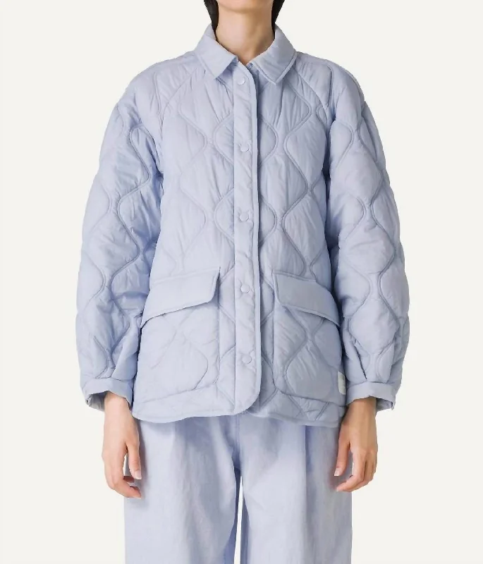 Oversize Jacket In Blue