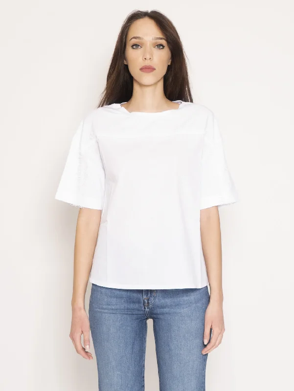 Blusa con Frange Bianco