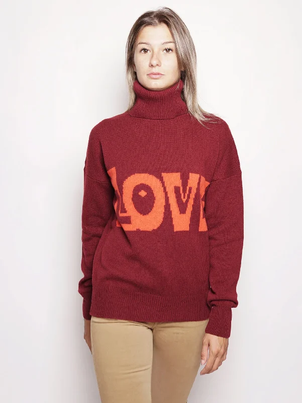 Maglione Lovingly Bordeaux