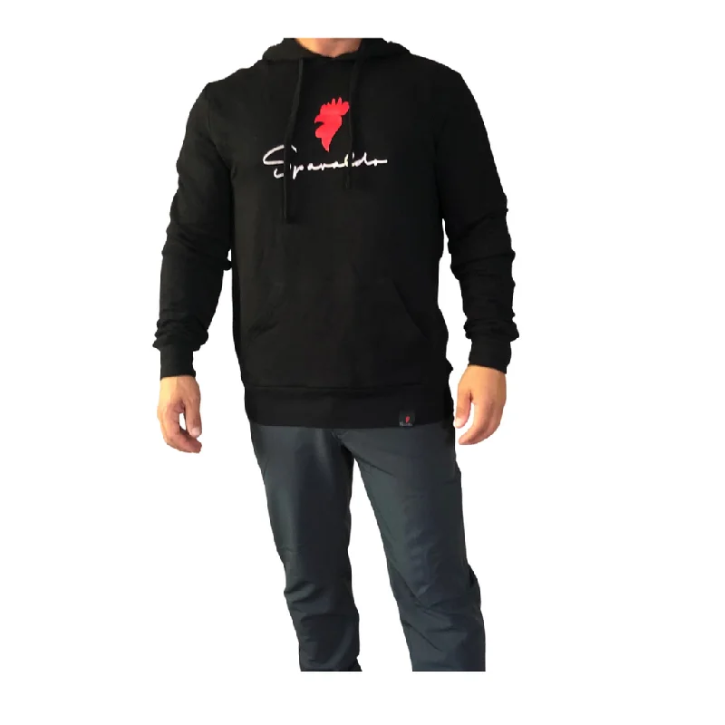 Weekender Hoodie Black/Red Logo