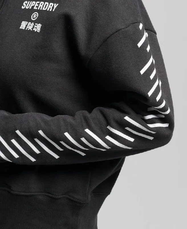 Code Core Sport Half Zip. | Black