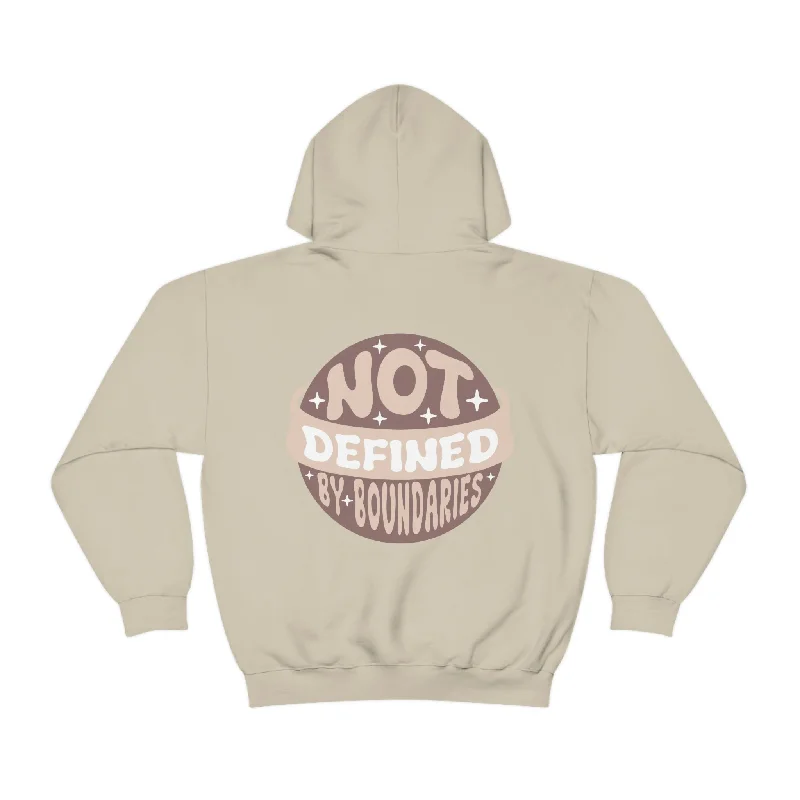 NOT DEFINED BY BOUNDARIES- HOODIE