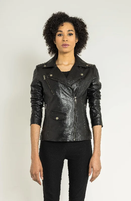 Heidi Perfecto Biker Leather Jacket