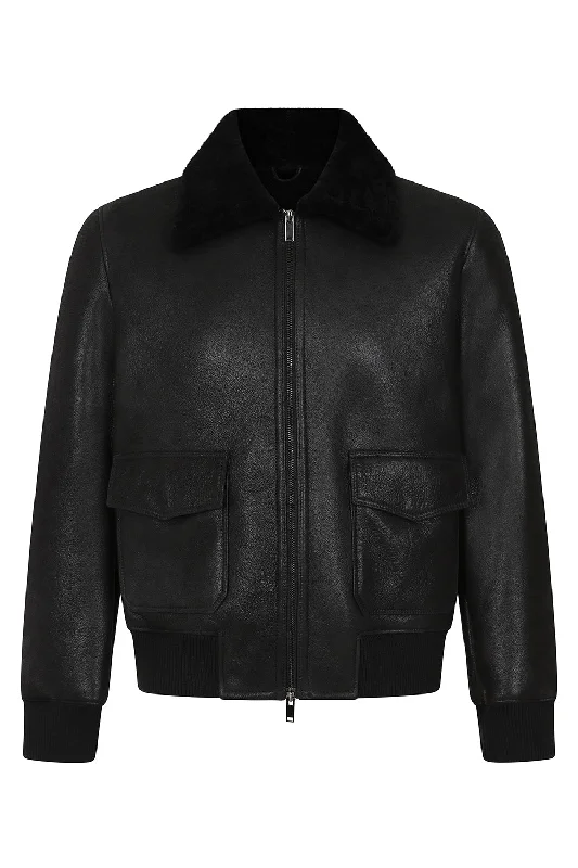 A2 Bomber Jacket | Black Rebel