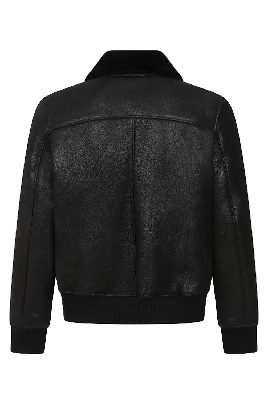 A2 Bomber Jacket | Black Rebel