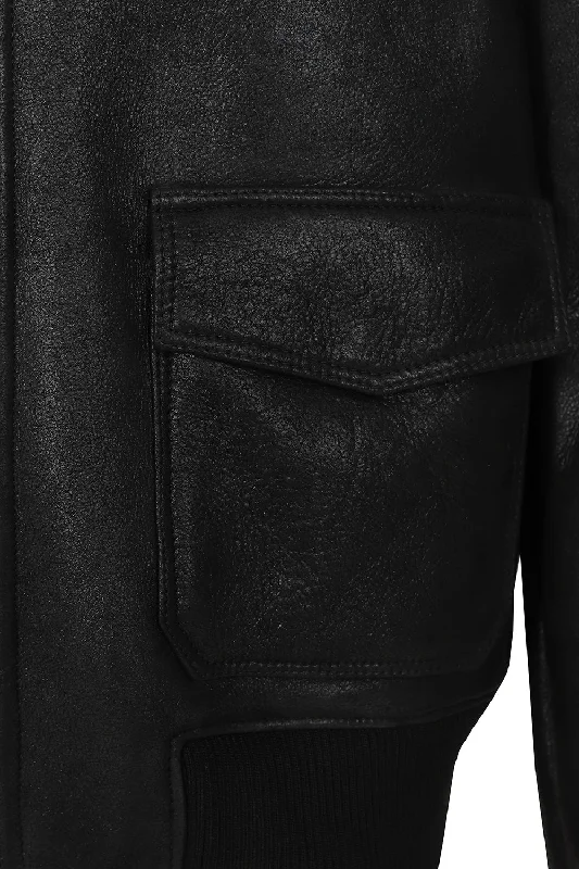 A2 Bomber Jacket | Black Rebel