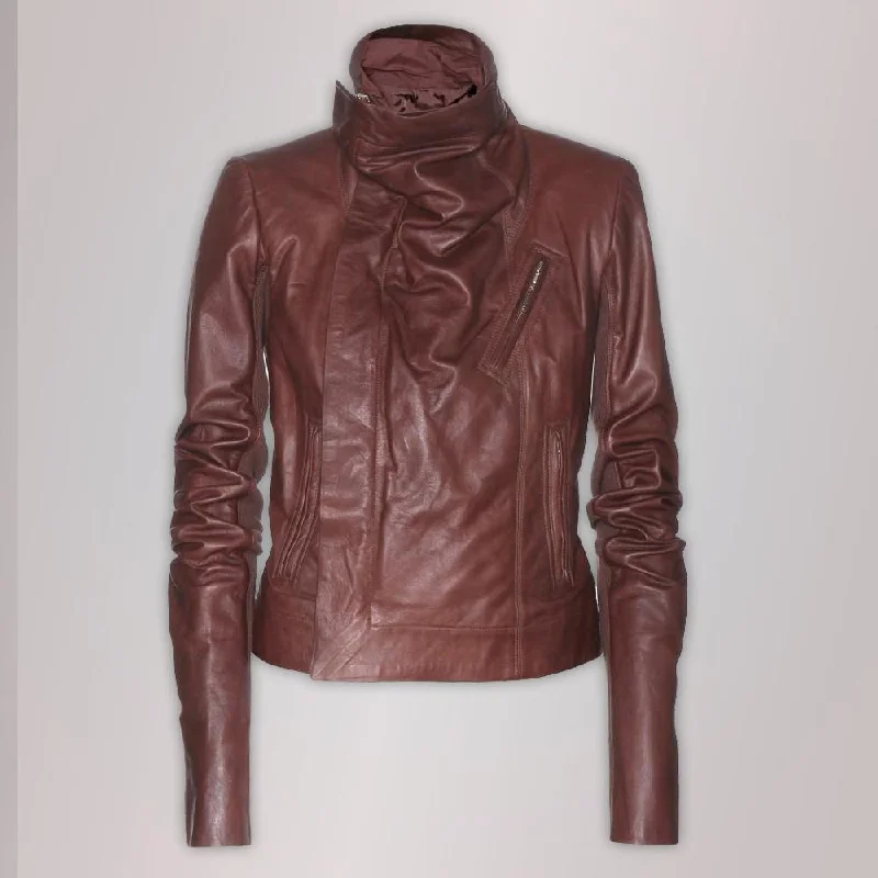 Woman BIKER LEATHER JACKET 2021