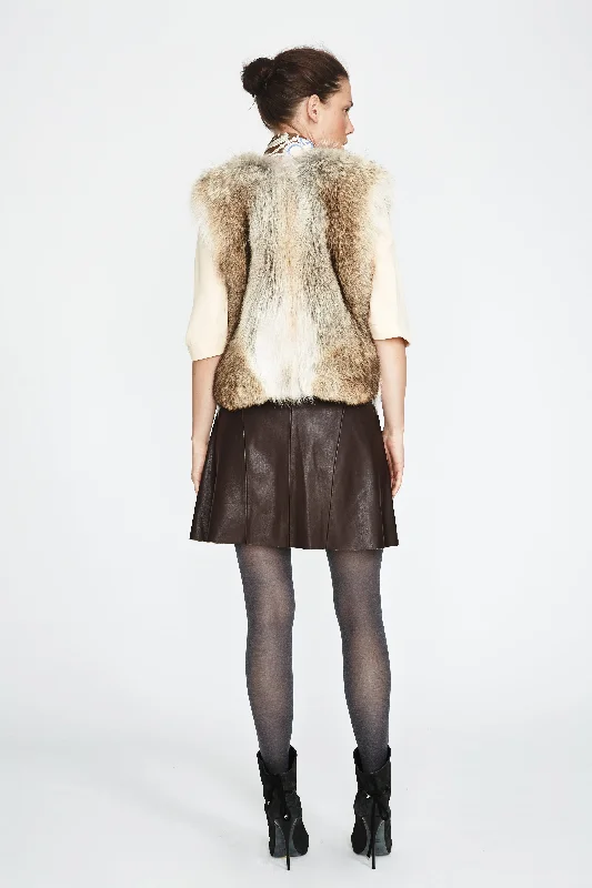 Chloe Coyote Fur Vest