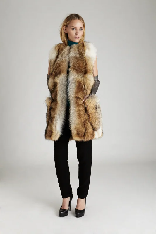 Abri Coyote Fur Vest