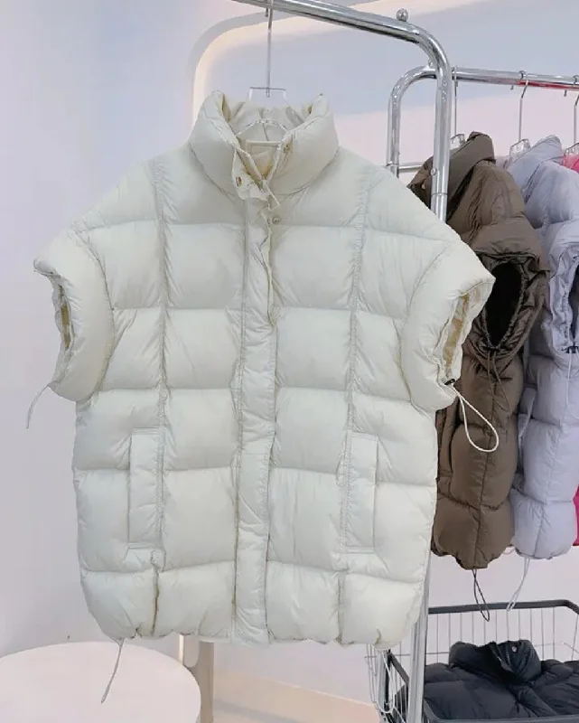 Oversized Women's Duck Down Vest - Ultimate Warmth & Style