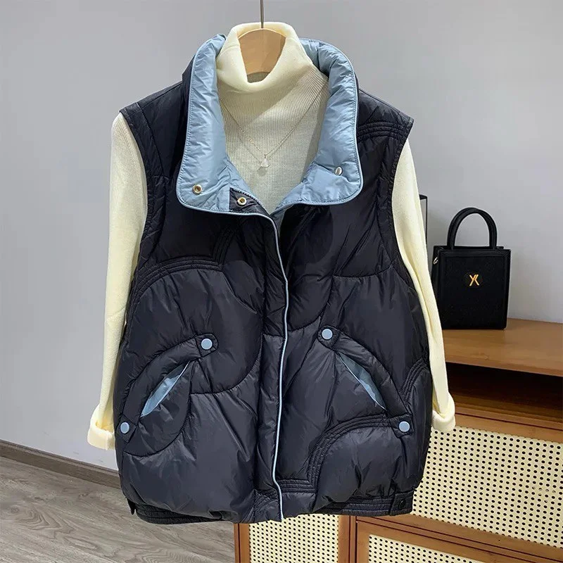 Light & Comfortable Women's Duck Down Vest - Perfect for All Seasons