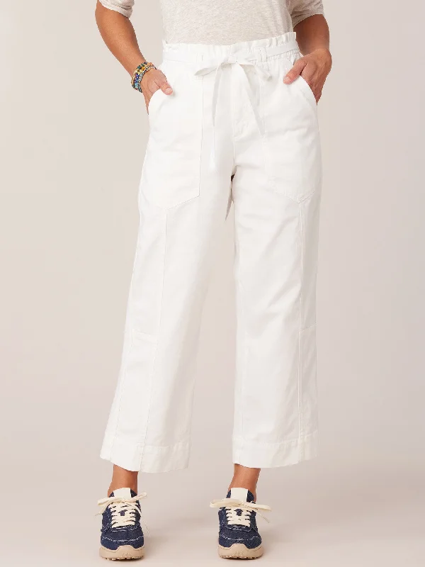 ""Ab""solution Skyrise Paper Bag Waist Relaxed Straight Leg Pant