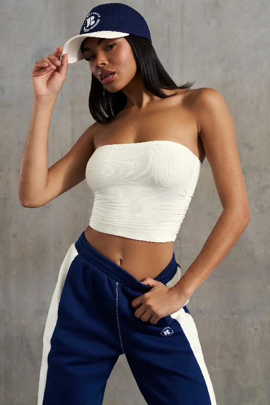 ability-ruched-bandeau-top-white