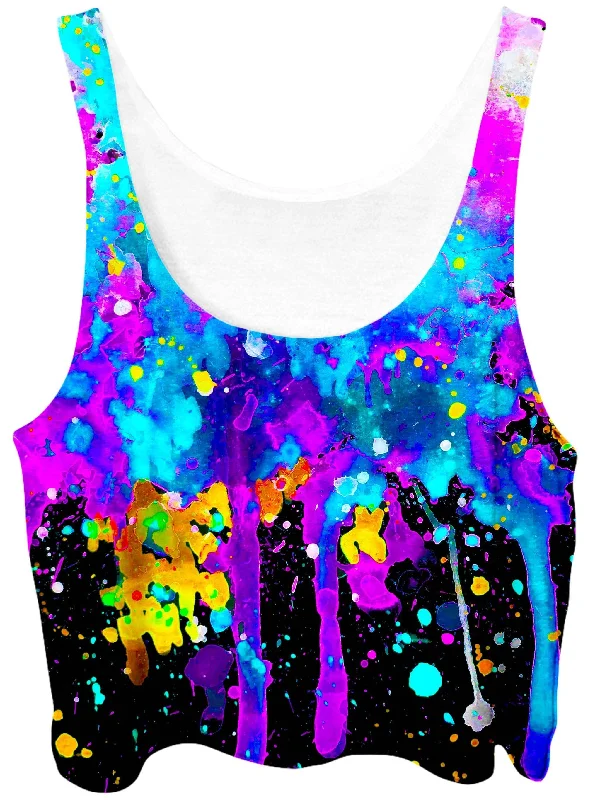 Abstract Crop Top