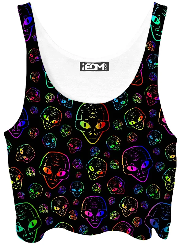 Alien Invasion Crop Top