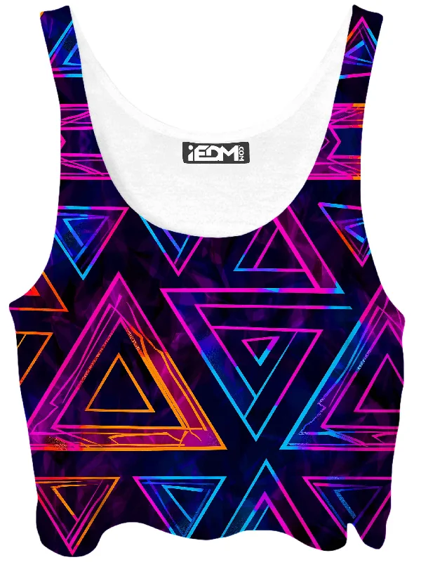 AM Geometric Crop Top