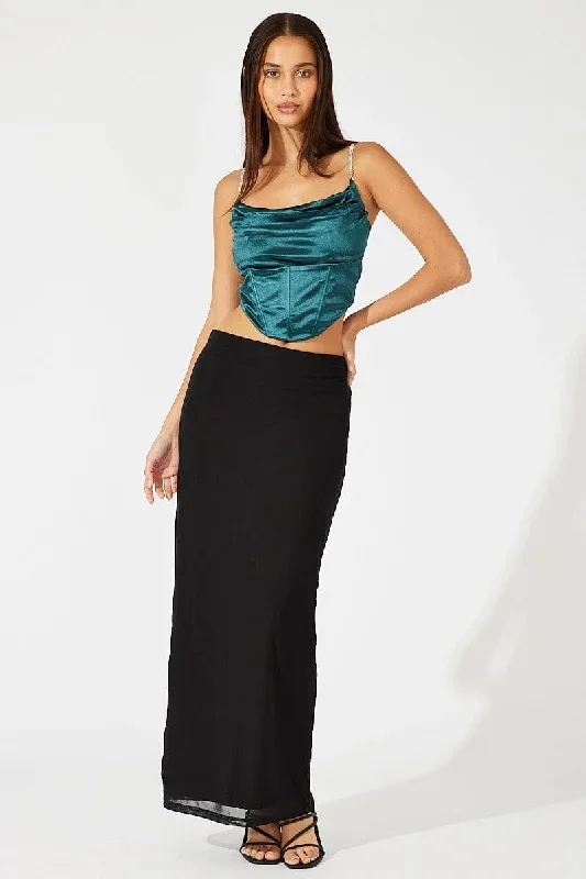 black-maxi-skirt-high-rise-mesh-sl2915g-84p-1