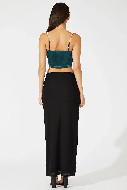 black-maxi-skirt-high-rise-mesh-sl2915g-84p-1