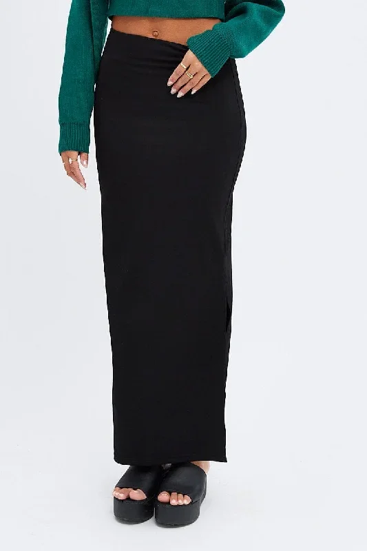 black-maxi-skirt-low-rise-ponte-sl2760-33pb-1