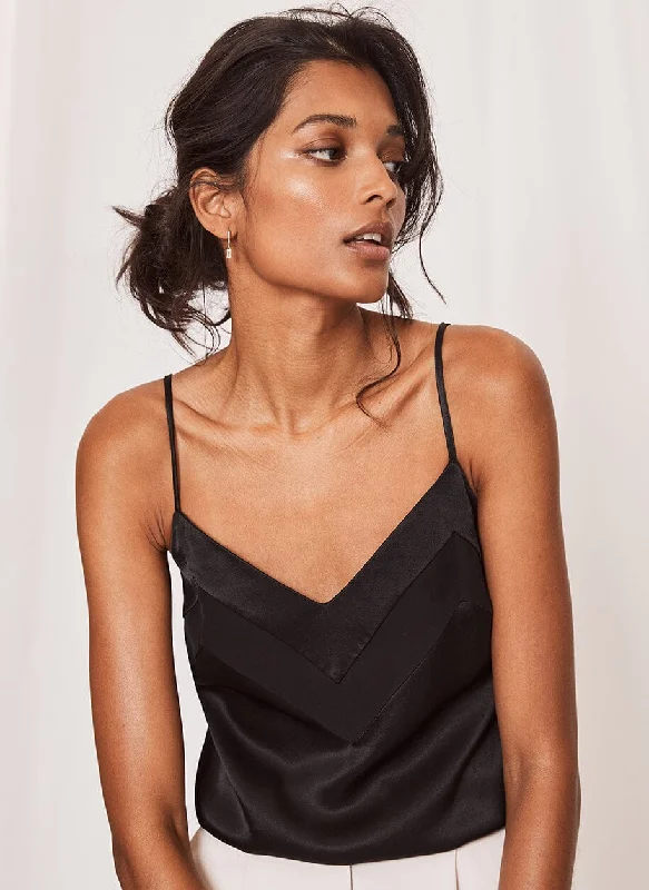 Black V-Neck Cami