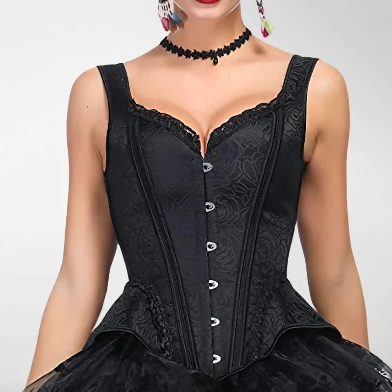 Black Victorian Steampunk corset