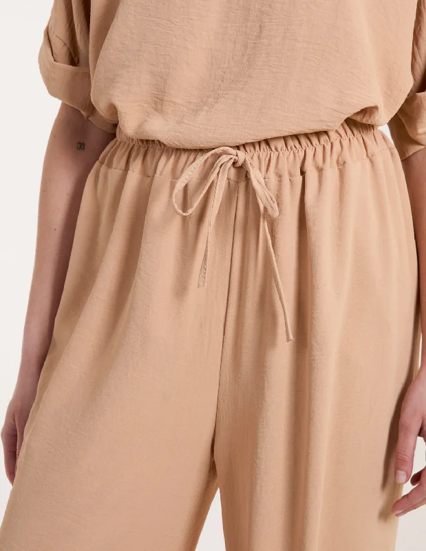 camel-drawstring-wide-leg-trousers