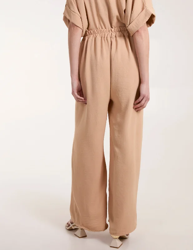 camel-drawstring-wide-leg-trousers