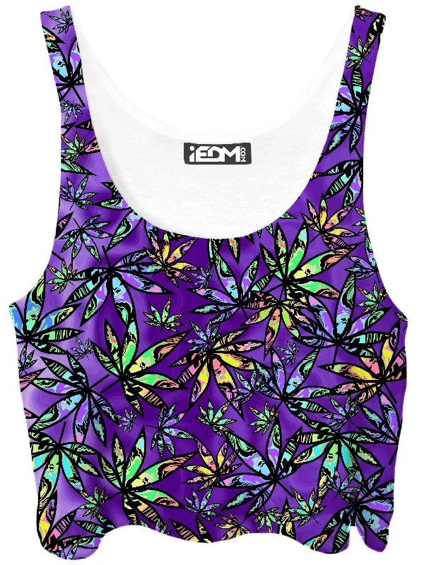 Cannabis Cascade Crop Top