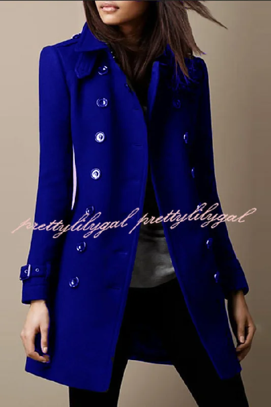 Lilipretty Casual Lapel Long Sleeve Button Coat