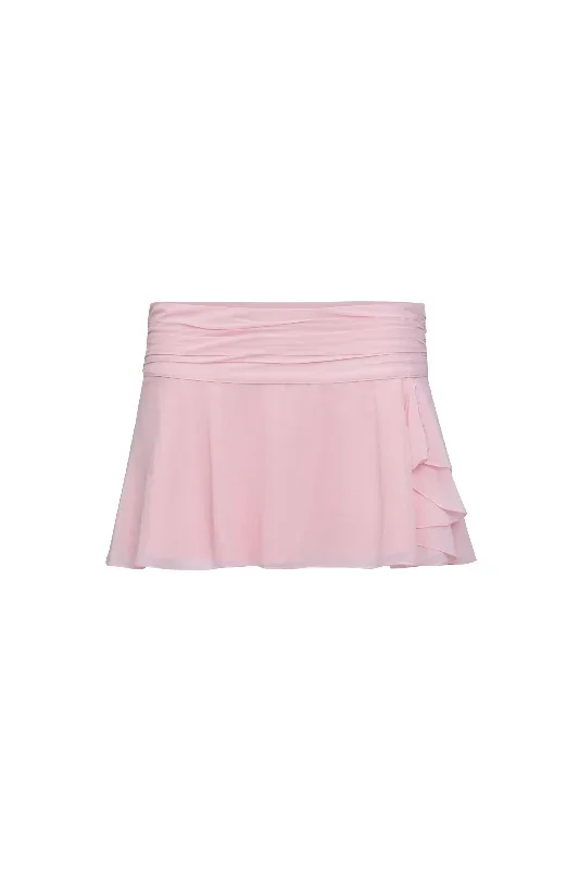 chiffon-slit-mini-skirt-cotton-candy