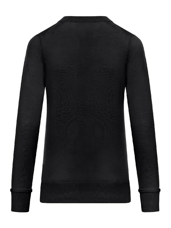 chloe-_fitted-crew-neck-sweater_black_chc24smp11661-001black