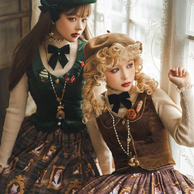 christmas-preppy-style-velvet-lolita-sk-vest-set