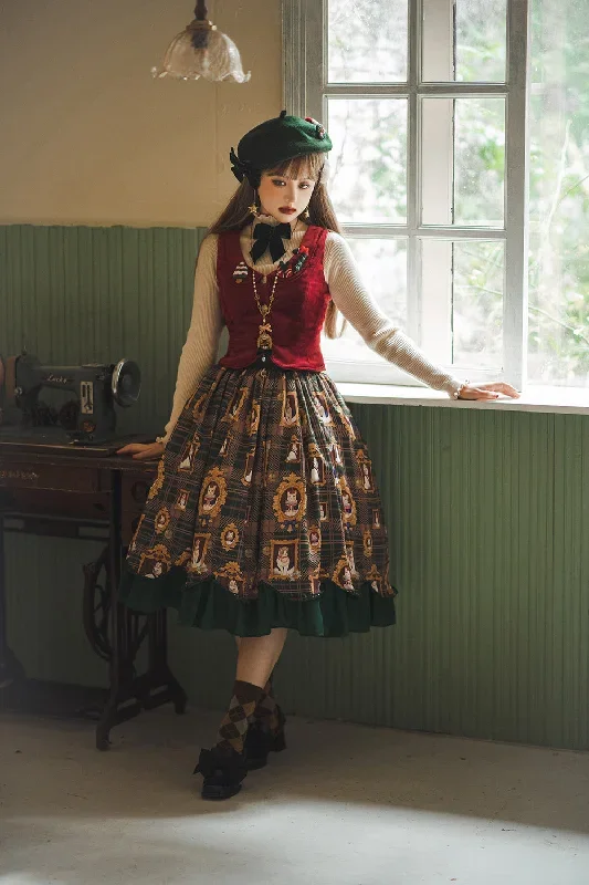 christmas-preppy-style-velvet-lolita-sk-vest-set