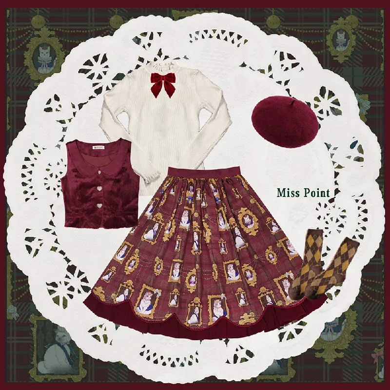 christmas-preppy-style-velvet-lolita-sk-vest-set