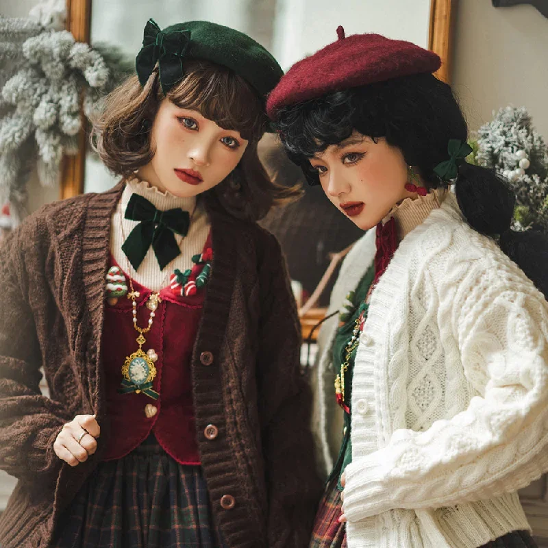 christmas-preppy-style-velvet-lolita-sk-vest-set