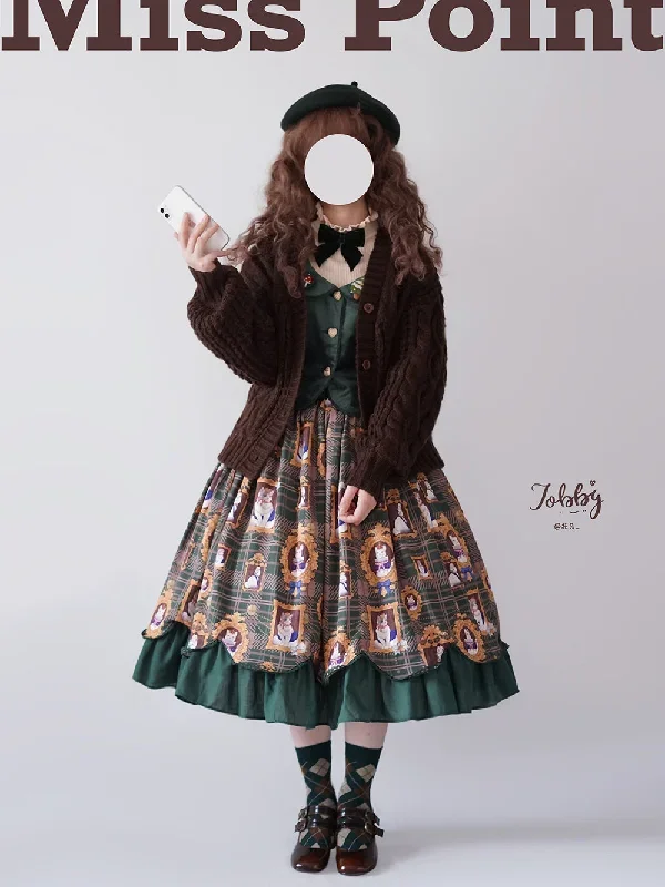 christmas-preppy-style-velvet-lolita-sk-vest-set