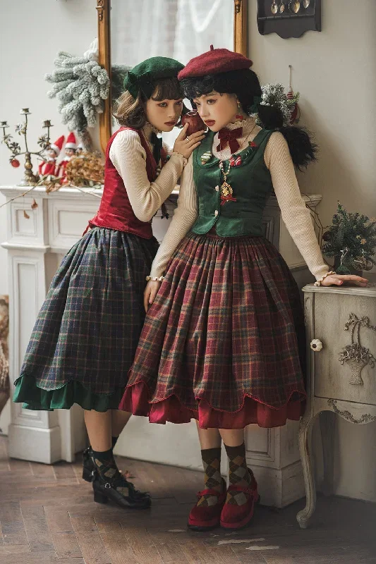 christmas-preppy-style-velvet-lolita-sk-vest-set