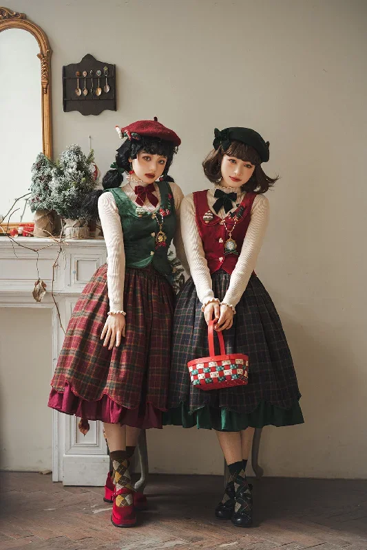 christmas-preppy-style-velvet-lolita-sk-vest-set