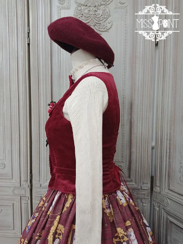 christmas-preppy-style-velvet-lolita-sk-vest-set