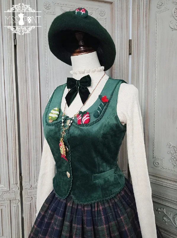 christmas-preppy-style-velvet-lolita-sk-vest-set