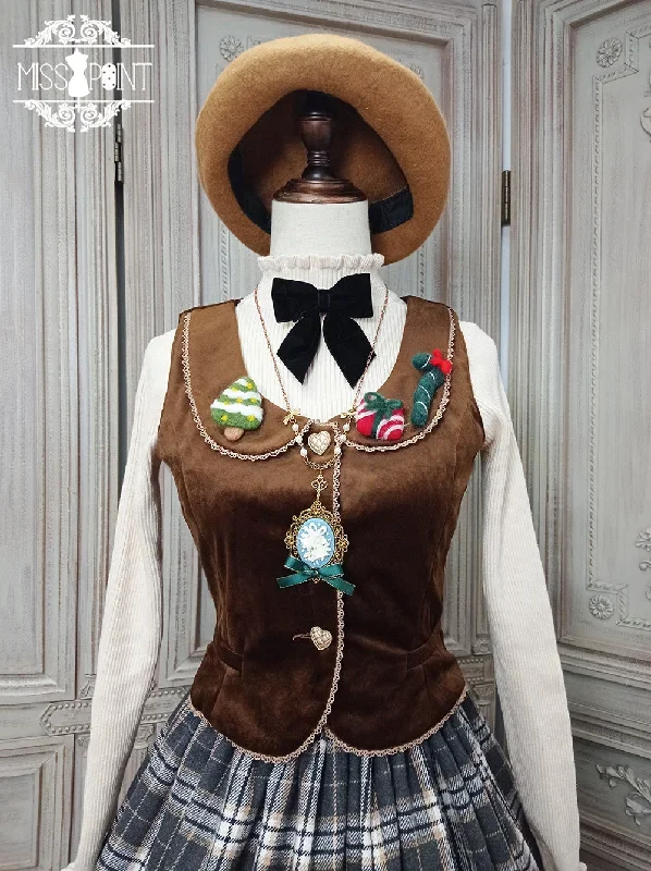 christmas-preppy-style-velvet-lolita-sk-vest-set