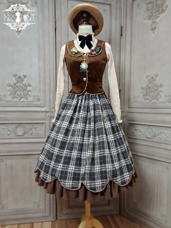 christmas-preppy-style-velvet-lolita-sk-vest-set