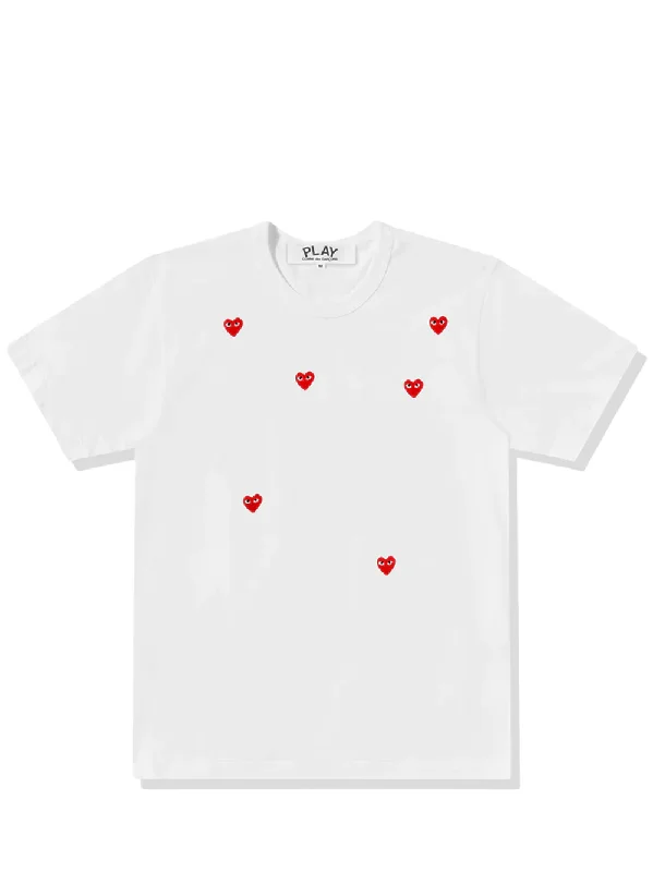 Multi Red Heart Logo T-Shirt Unisex