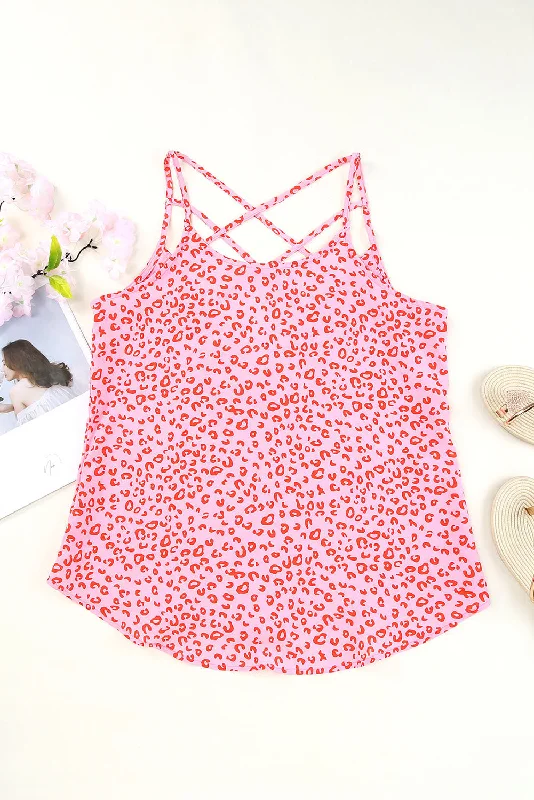 cutout-leopard-round-neck-tank