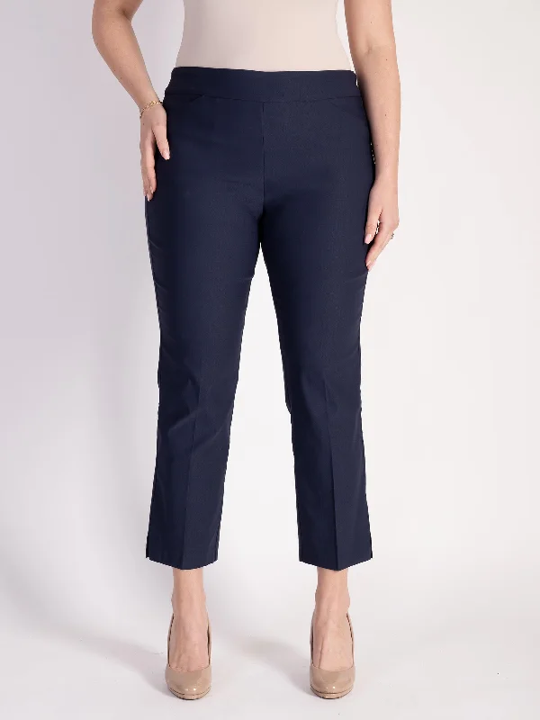 Deep Blue (Navy) Slim Leg Pull On Trouser