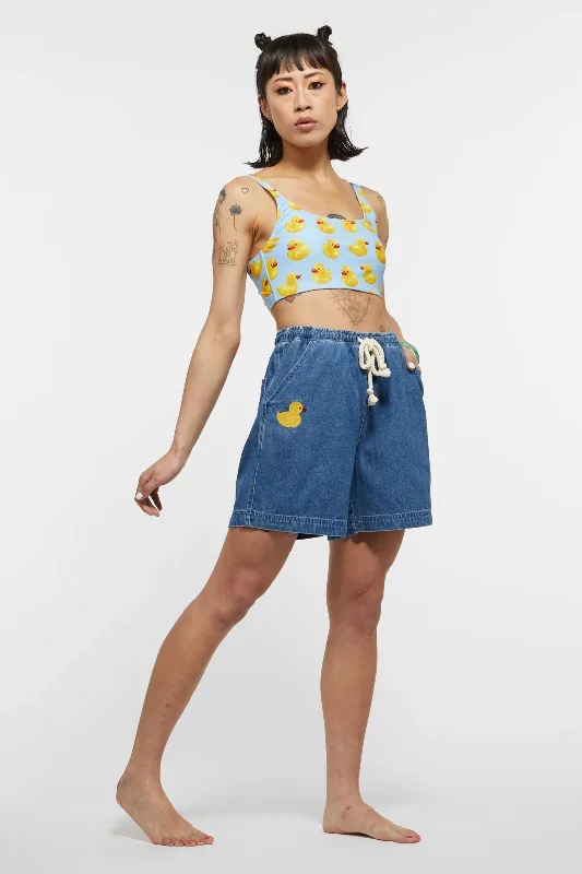 Denim Rubber Duck Short