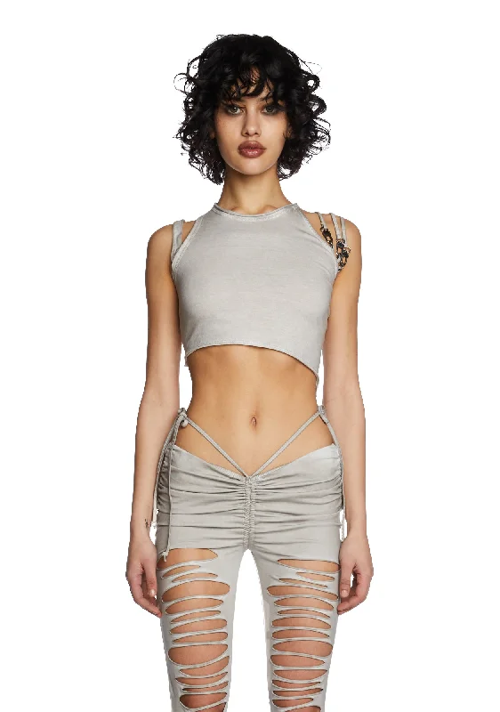 Echo Asymmetrical Crop Tank