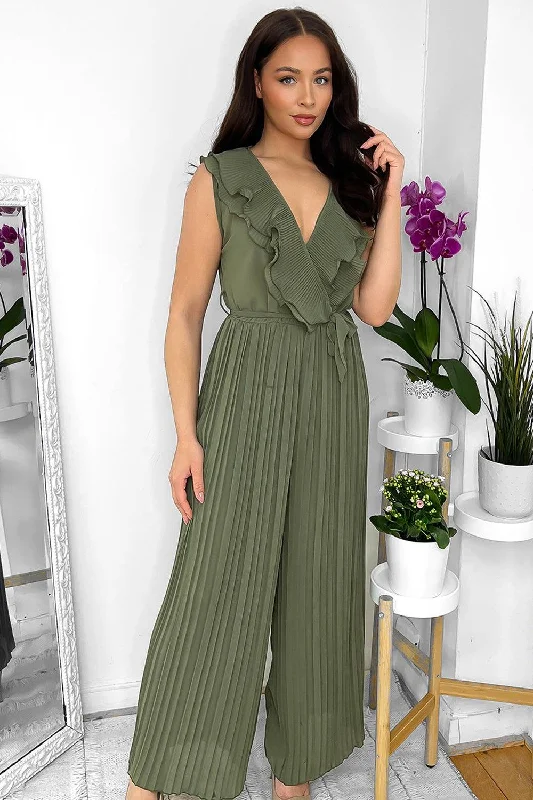 frilled-front-sleeveless-chiffon-jumpsuit