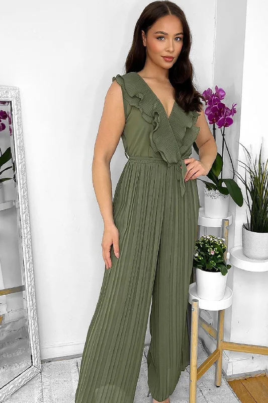 frilled-front-sleeveless-chiffon-jumpsuit